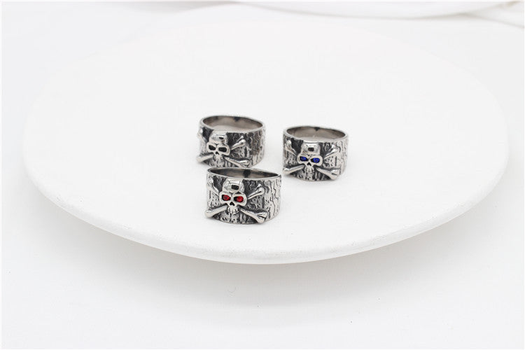 Titanium Steel Skull Ring