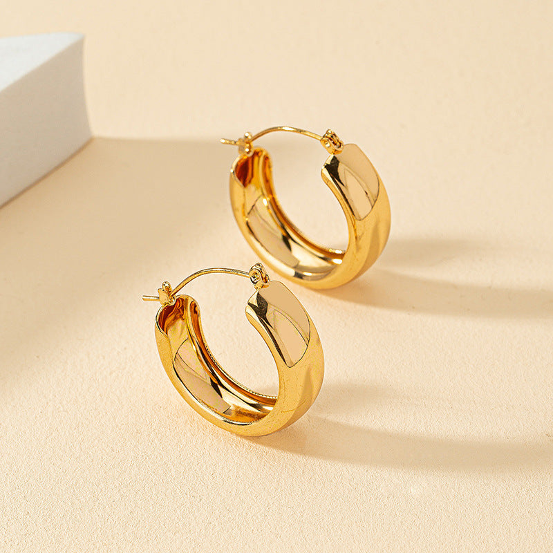 European Chic Metal Earrings - Vienna Verve Collection