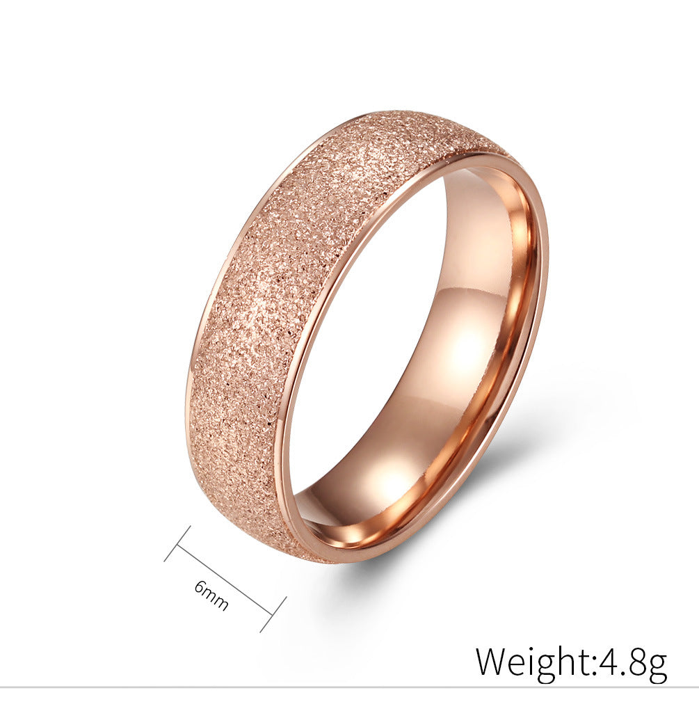 Titanium Steel Ring - Elegant Everyday Wear For Modern Women And Gift-Ready Packaging