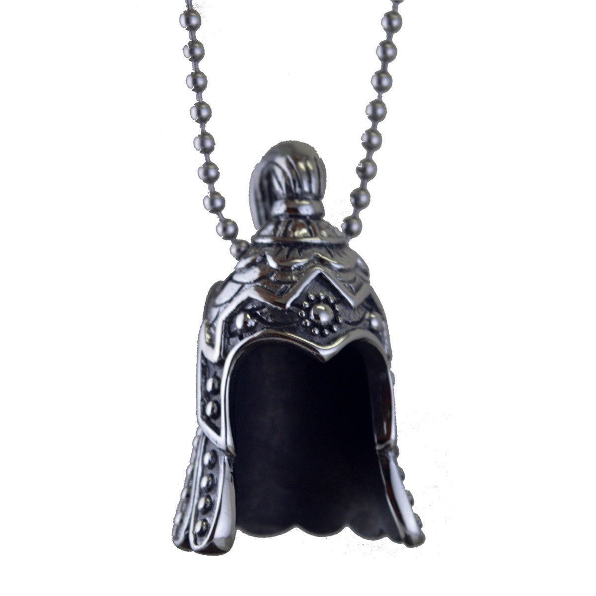 Steel Necklace - Vintage Soldier Helmet Pendant