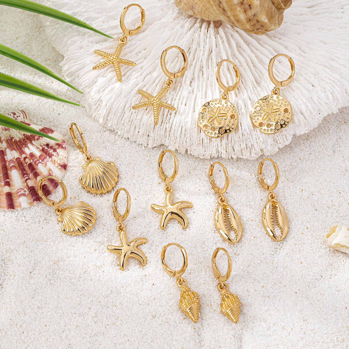 Planderful Vienna Verve Earrings – Elegant Marine Life Design for Versatile Occasions