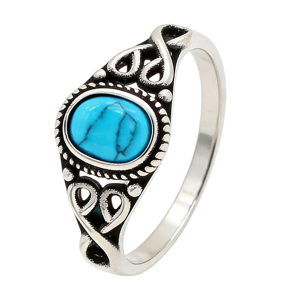 Turquoise Ring Protection Statement Planderful Everyday Genie For Ladies And Unisex