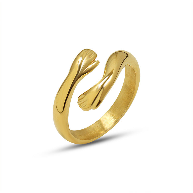 Titanium Steel Genie Index Finger Ring