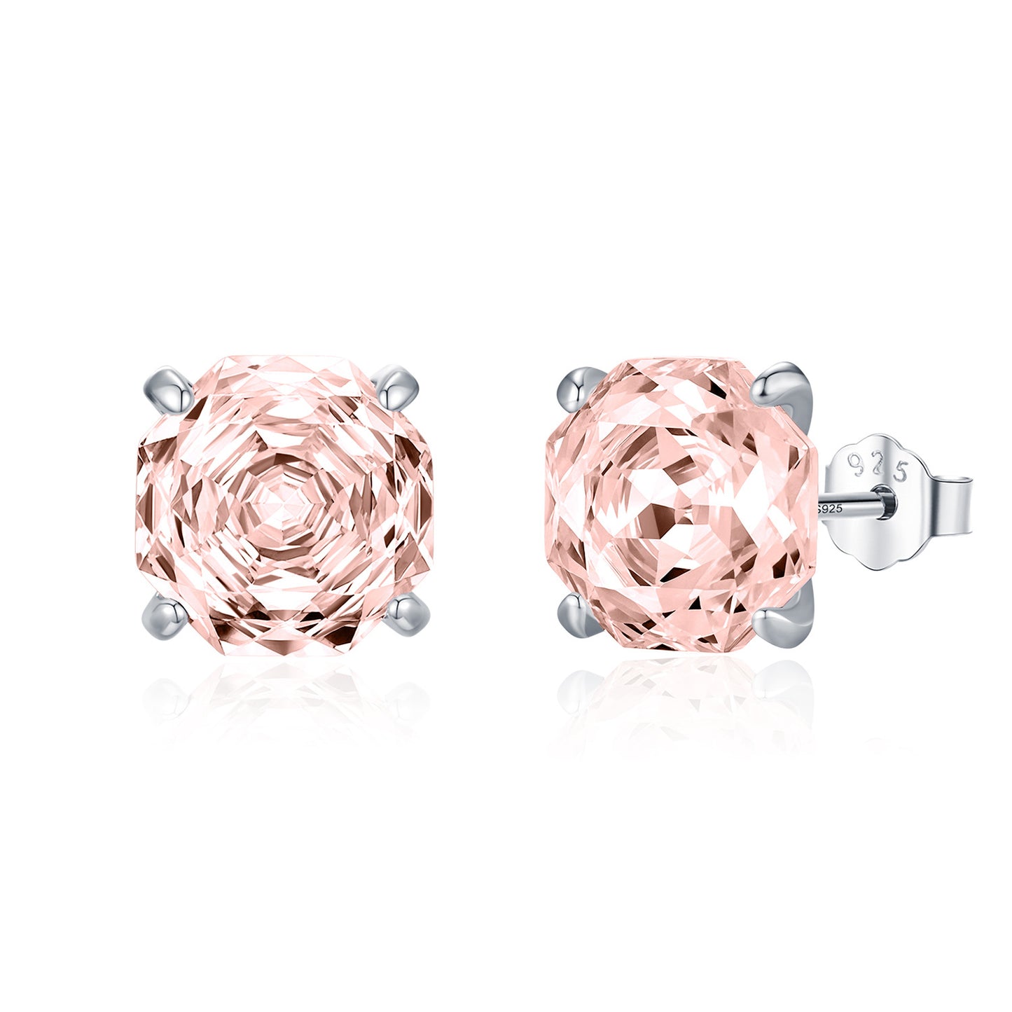 Planderful Everyday Genie Sunset Stud Earrings – Elegant Zircon Flash Design