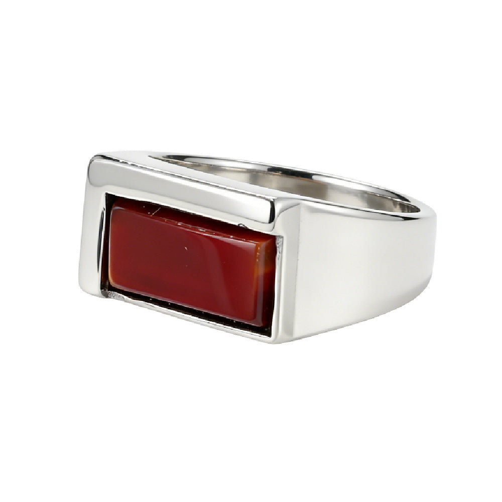 Planderful Titanium Steel Ring For Men Unisex Protection Statement Everyday Genie