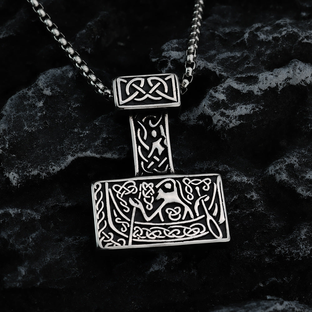 Vintage Viking Pendant Necklace