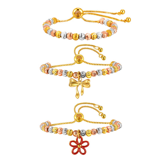 Flower Adjustable Copper Bracelet