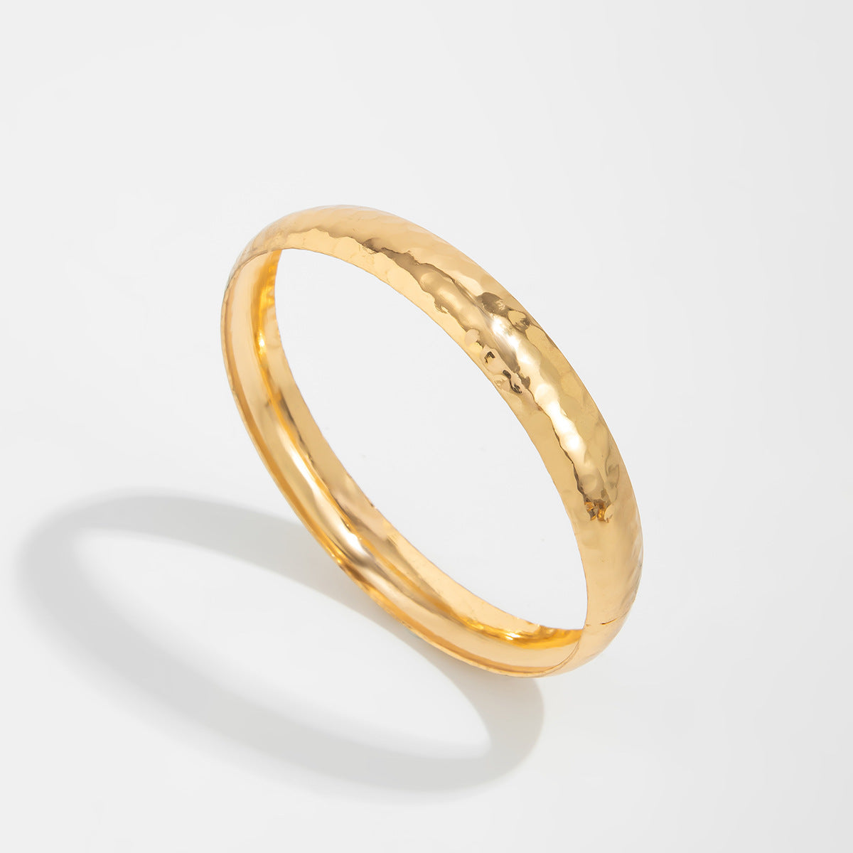 Planderful Crushed Ice Pattern Bracelet For Women Elegant Geometric Minimalist Statement Jewelry