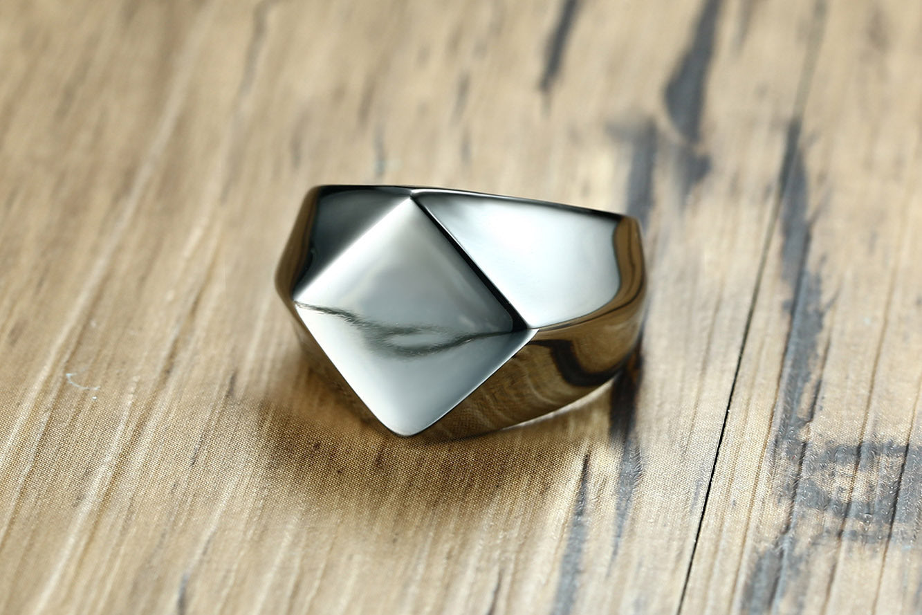 European And American Popular Jewelry Wholesale Titanium Steel Ring