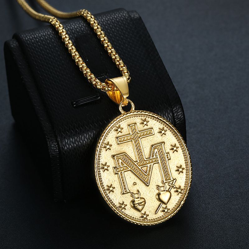 Punk Hip-Hop Stainless Steel Pendant Necklace