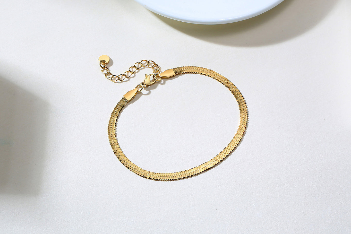 Necklace Stainless Steel Flat Snake Chain for Men and Women