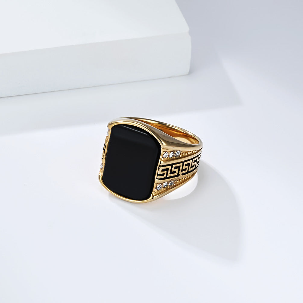 Steel Ring - Elegant Mens Ring Planderful