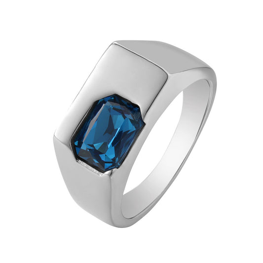 Niche High-End Titanium Steel Zircon Ring for Women - INS Style 2024 Collection
