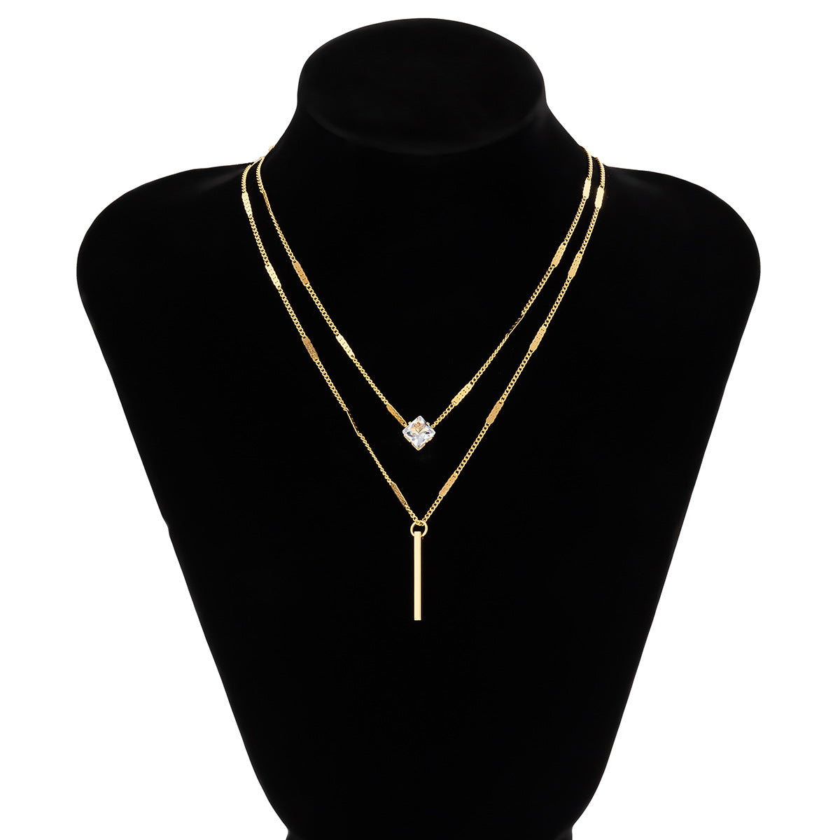 Double-Heart Pendant Necklace from Vienna Verve Collection