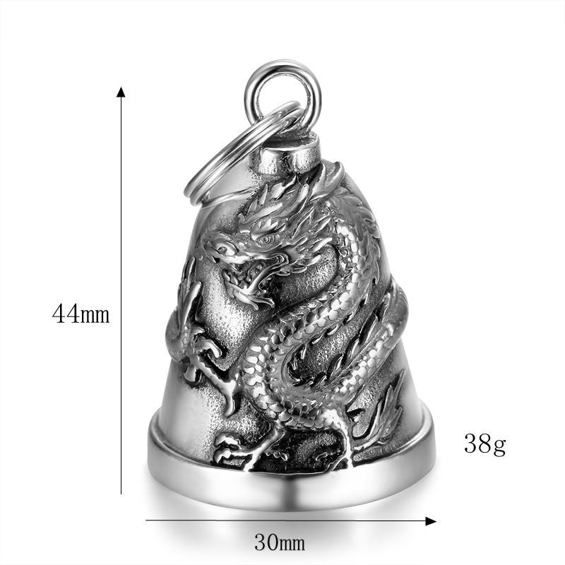 Vintage Dragon Stainless Steel Pendant Necklace