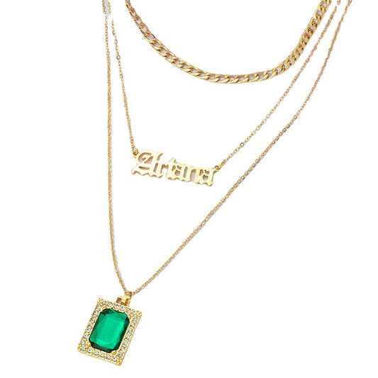 Trendy Ariana Triple-Layer Necklace - Vienna Verve Collection