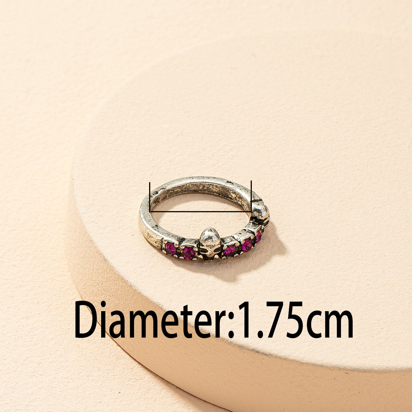 European American Summer Fashion Jewelry Skeleton Ring Cross-border Instagram Handmade Jewelry Collection