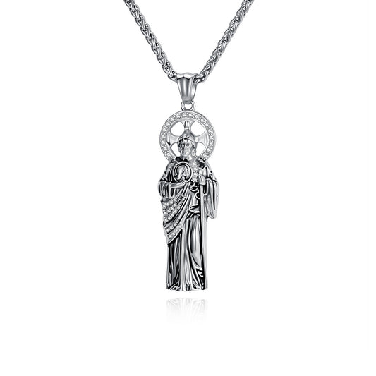 Classic Penetrating Stainless Steel Pendant Necklace