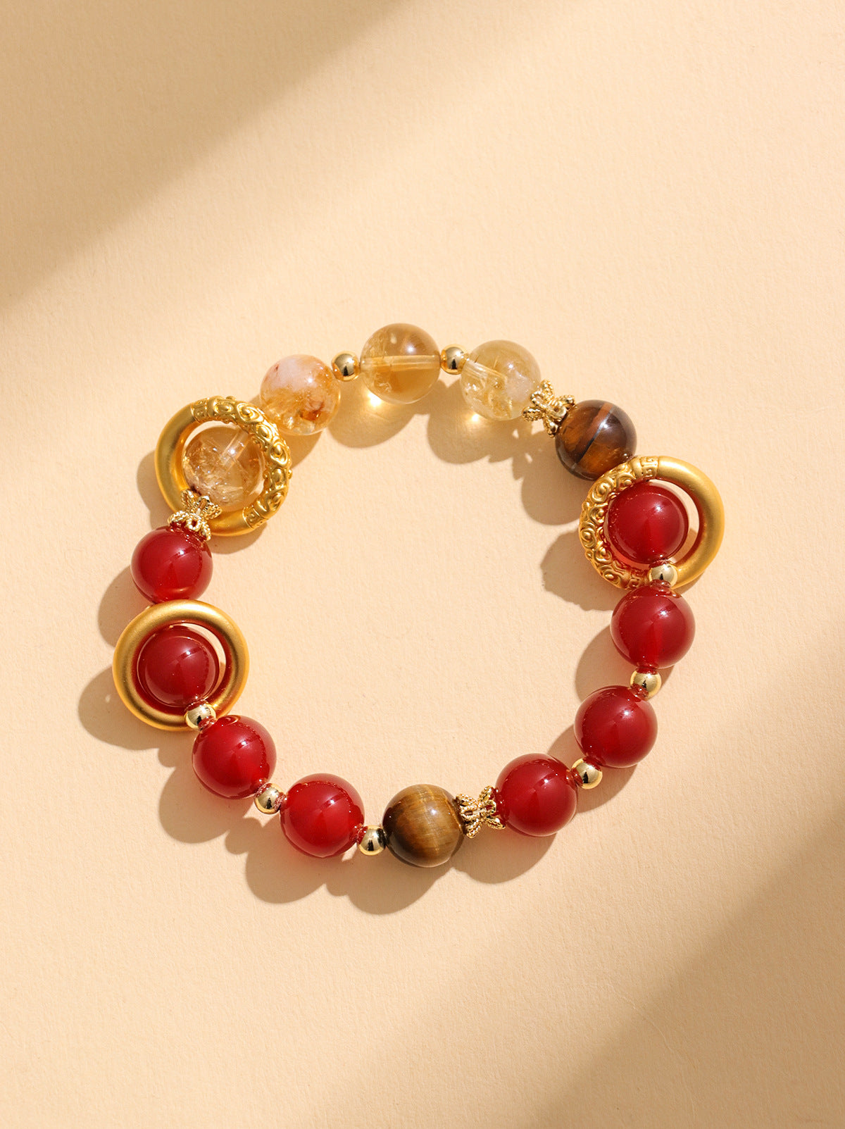 Planderful Fortune's Favor Bracelet – Elegant Natural Agate Design