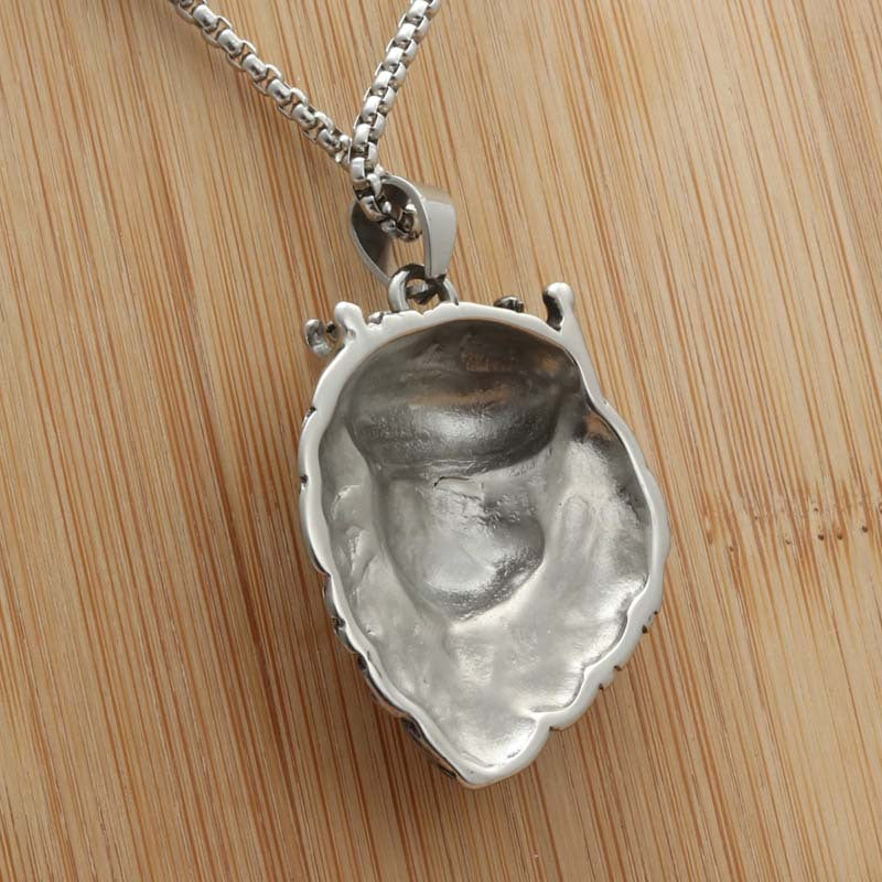 Customizable Titanium Steel Lion King Pendant - Retro Punk Animal Necklace for Men