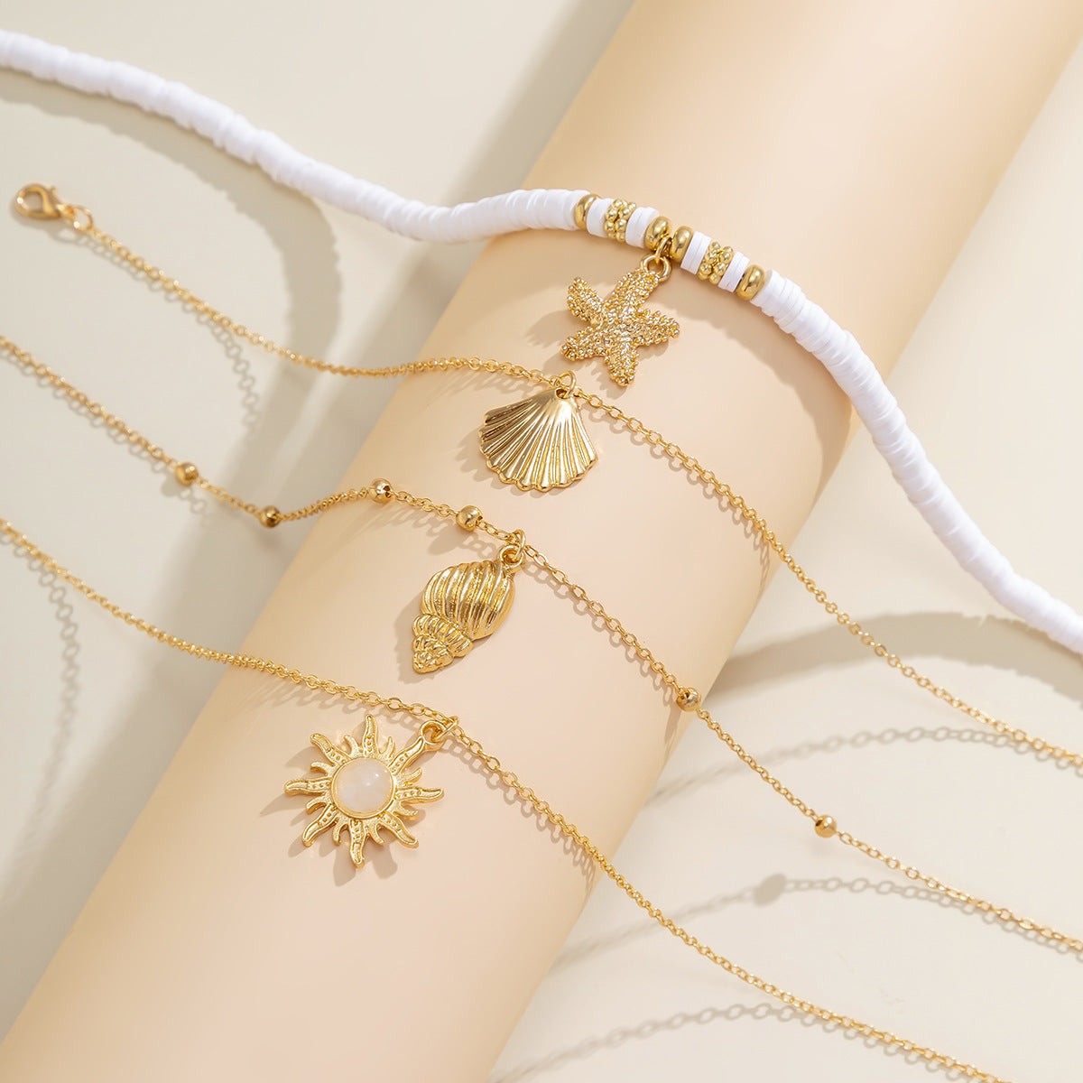 Planderful Vienna Verve Necklace – Coastal Inspired Multi-Layer Design