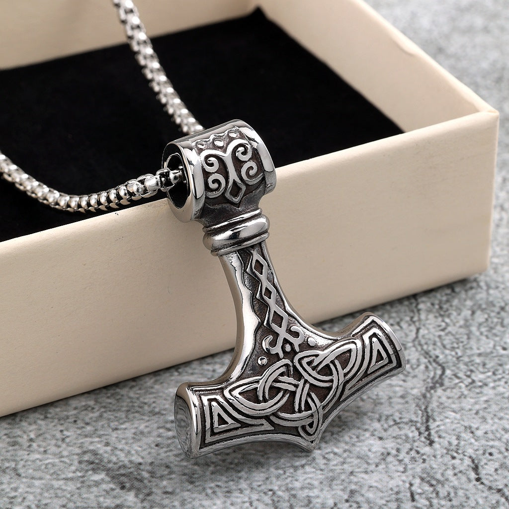 Punk Vintage Stainless Steel Men's Pendant Necklace