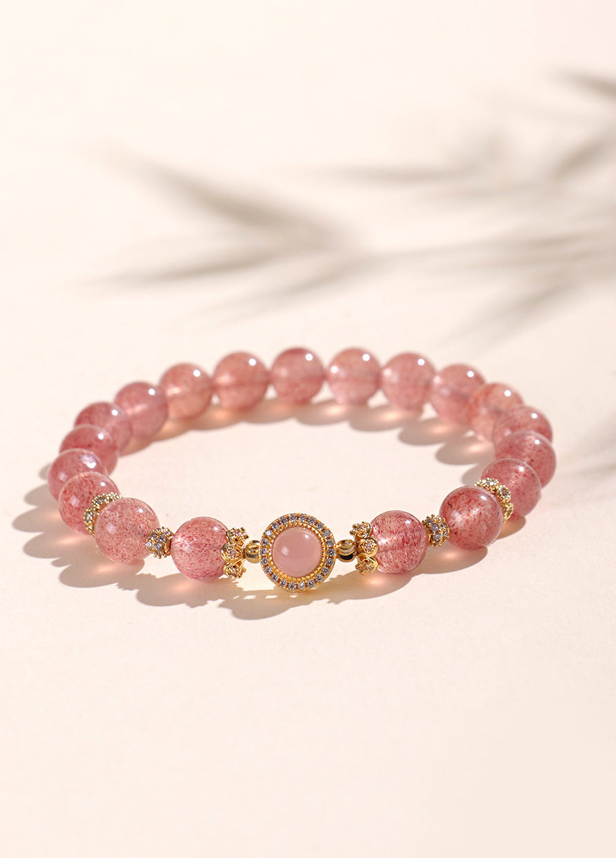 Planderful Fortune's Favor Bracelet – Peach Blossom Luck Boost