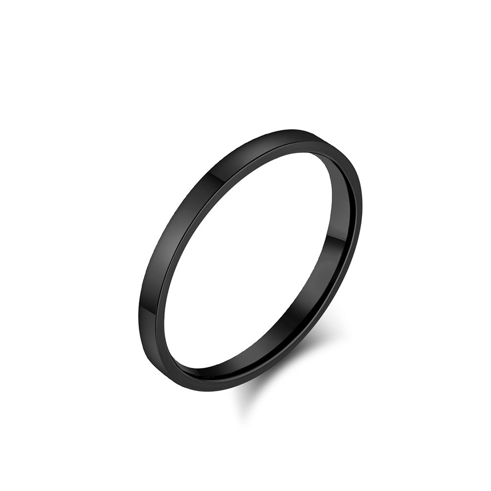 Modern Stainless Steel Ring — Gold / Silver / Black