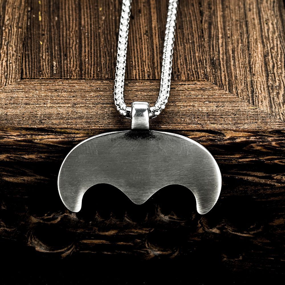 European And American Jewelry Wholesale Titanium Steel Pendant Men's Necklace Retro Nordic Slavic Design