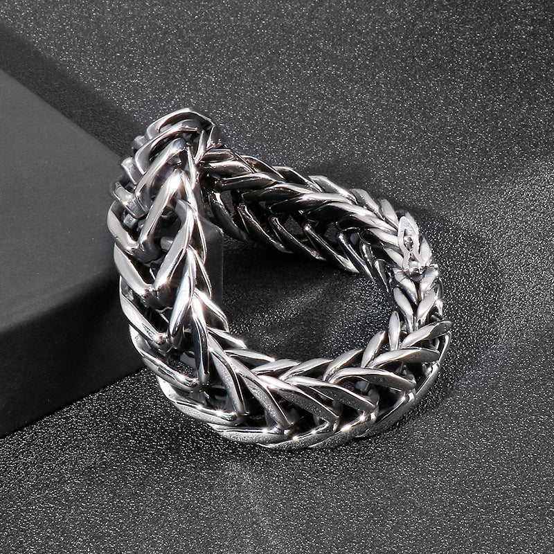 Stylish Men's Stainless Steel Punk Bracelet