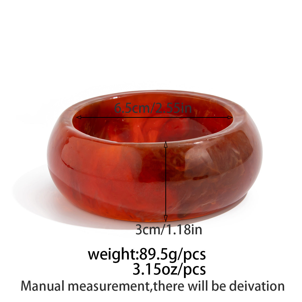 Planderful Vienna Verve Statement Bracelet For Women Glossy Striped Metal Jewelry