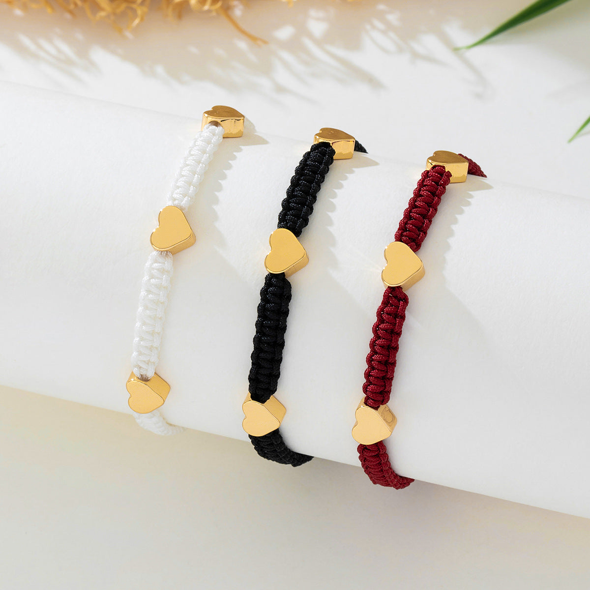 Planderful Vienna Verve Bracelet – Stylish Metal Love Braided Rope Design