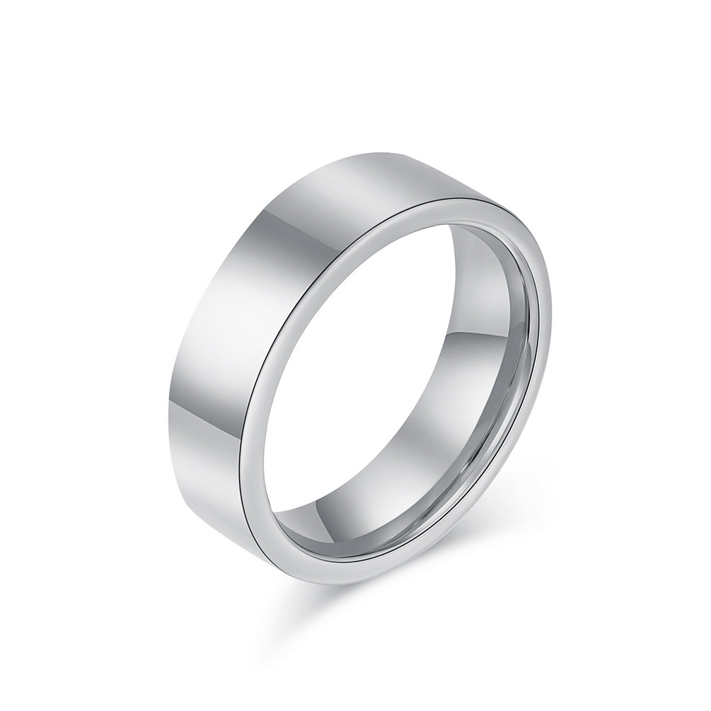 Planderful Everyday Genie Tungsten Steel Ring Unisex Luxury Wedding Band Gift for Couples