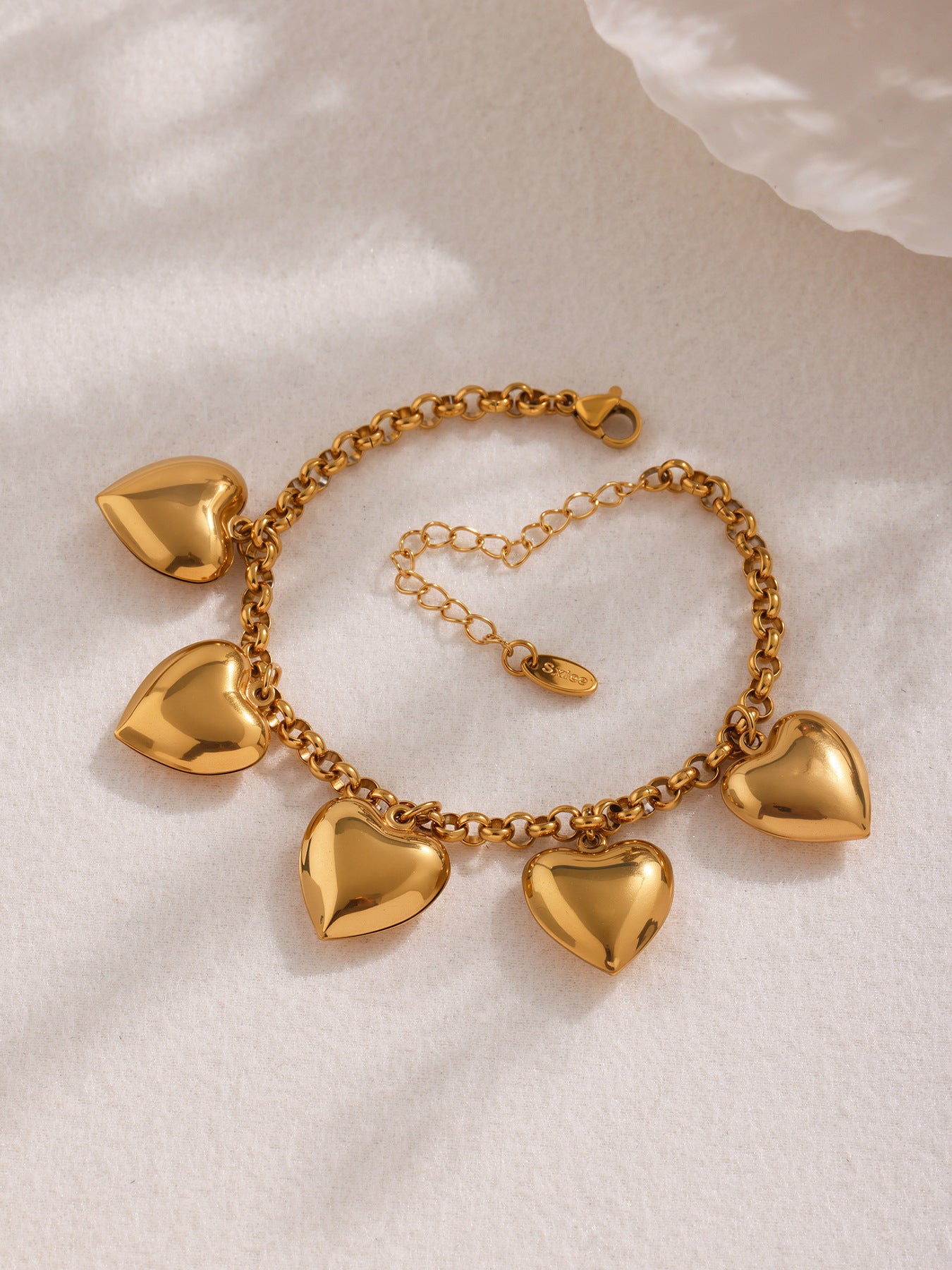 Planderful Genie 18K Gold Plated Women Love Bracelet