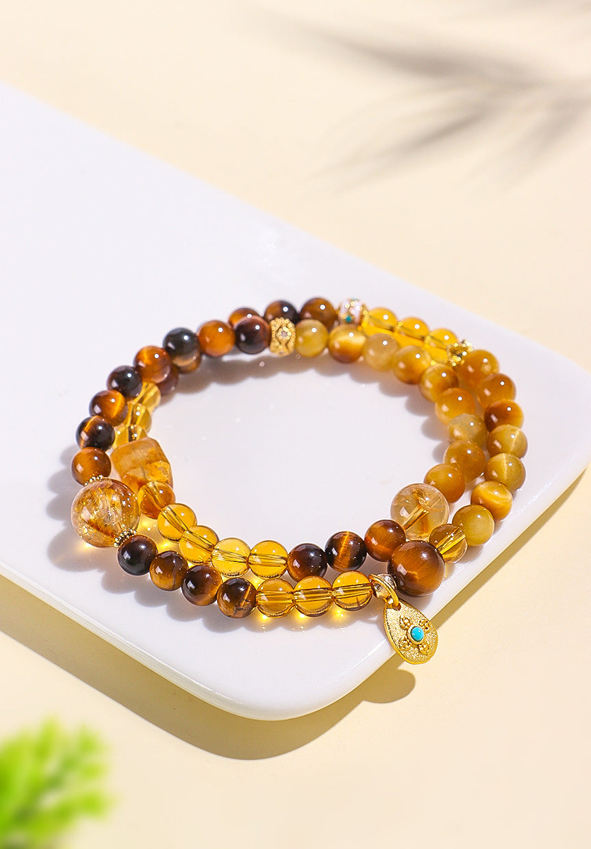 Planderful Fortune's Favor Bracelet – Stylish Crystal Beaded Design