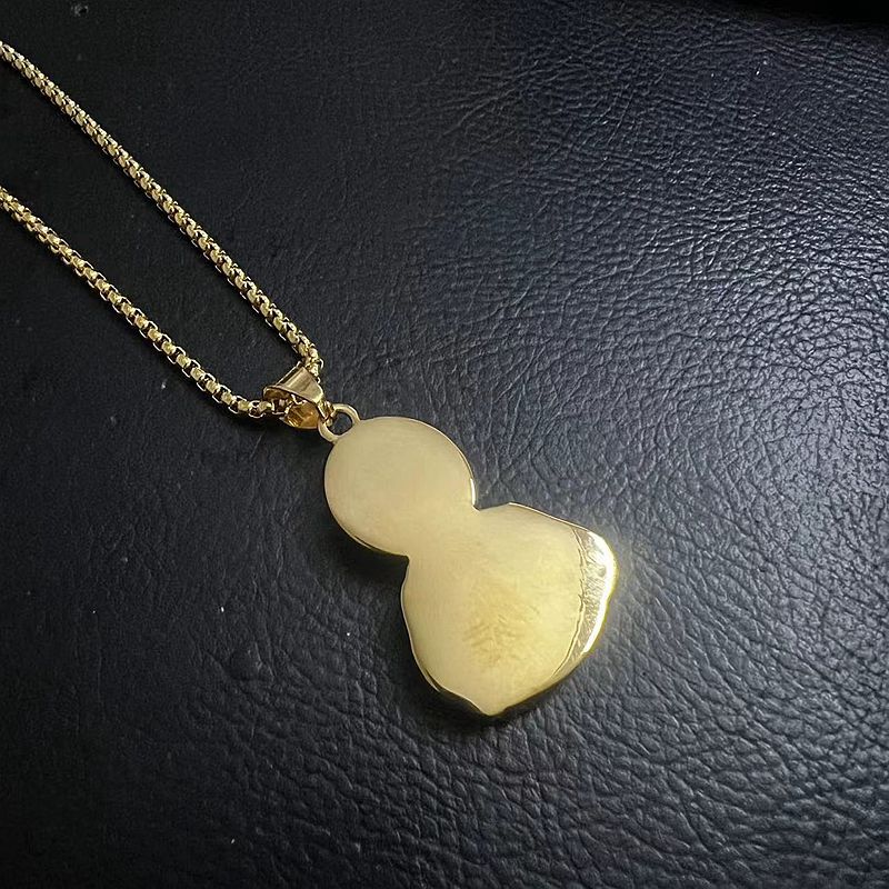 Planderful Everyday Genie St Jude Bust Pendant Stainless Steel Gold Plated For Men Durable Religious Jewelry Gift