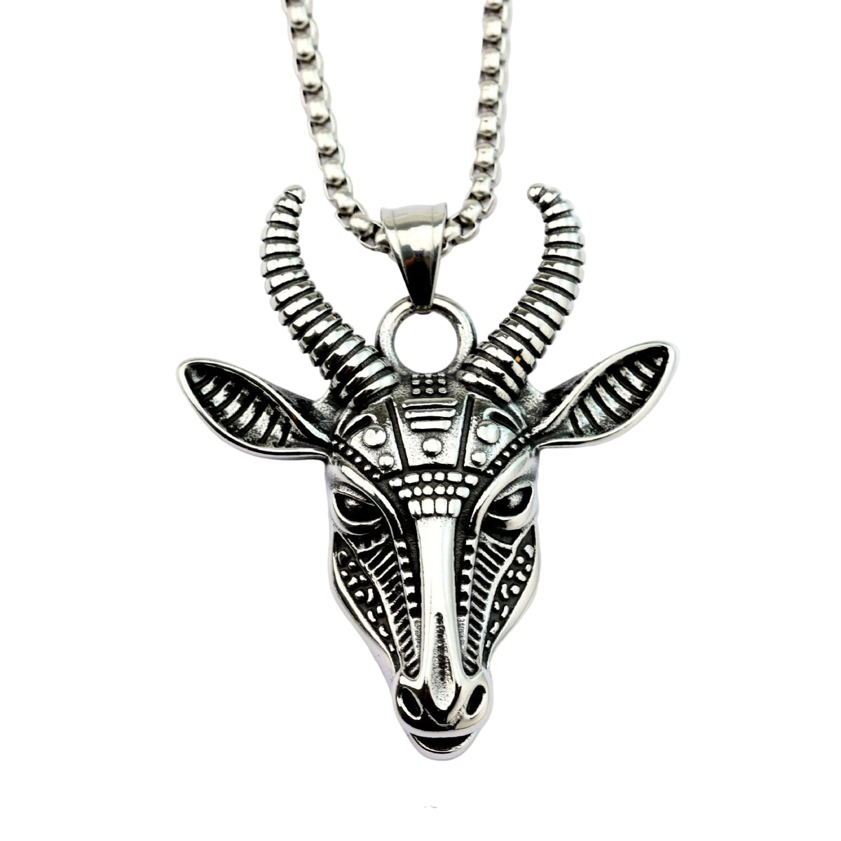 Vintage Viking Stainless Steel Men's Pendant Necklace