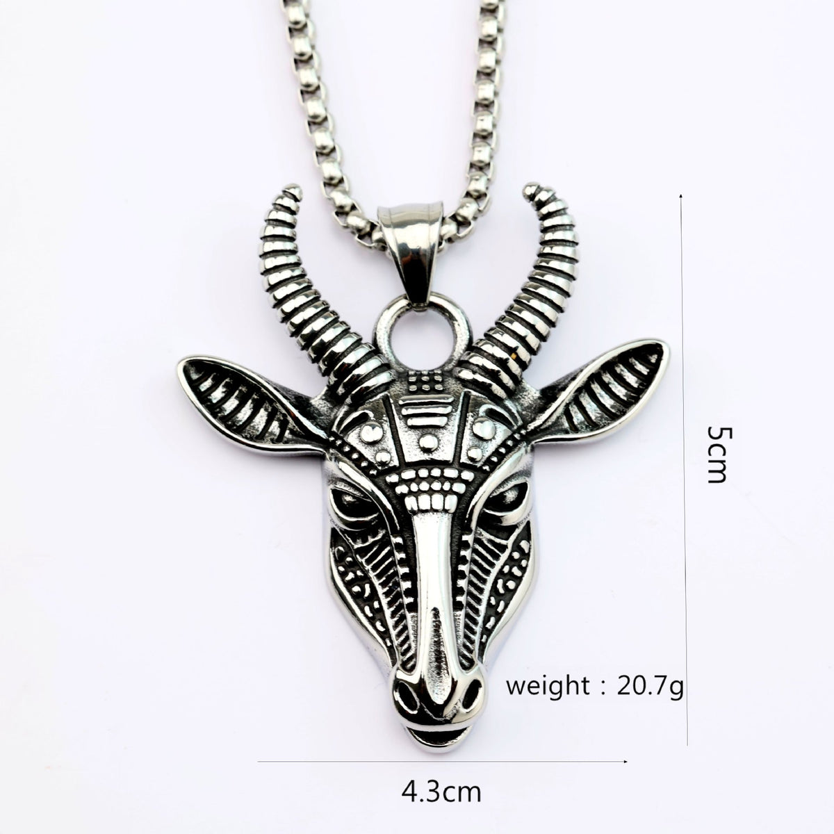 Vintage Viking Stainless Steel Men's Pendant Necklace