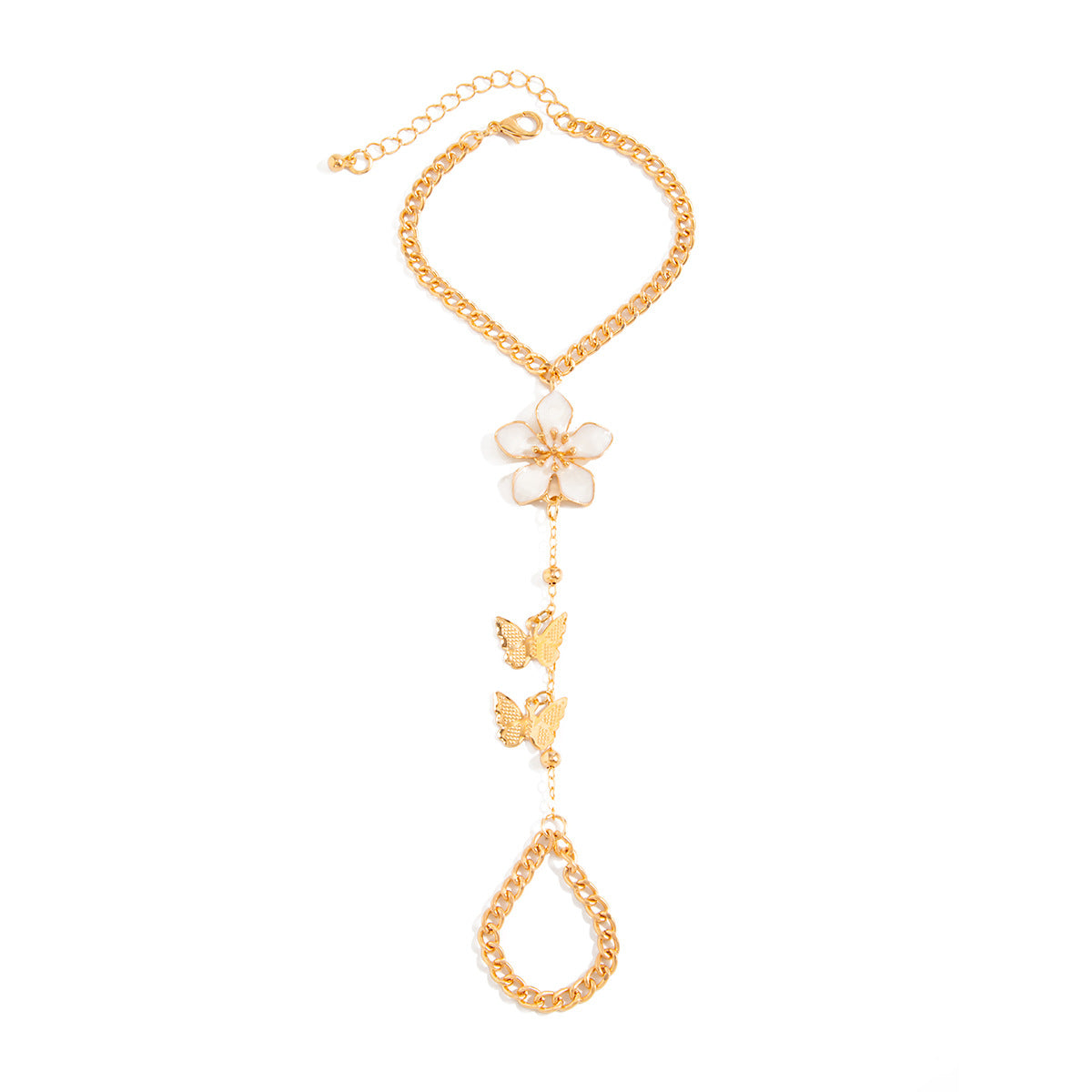 Planderful Butterfly Pendant Bracelet For Women Elegant Flower Motif Vienna Verve Collection Everyday Statement Jewelry