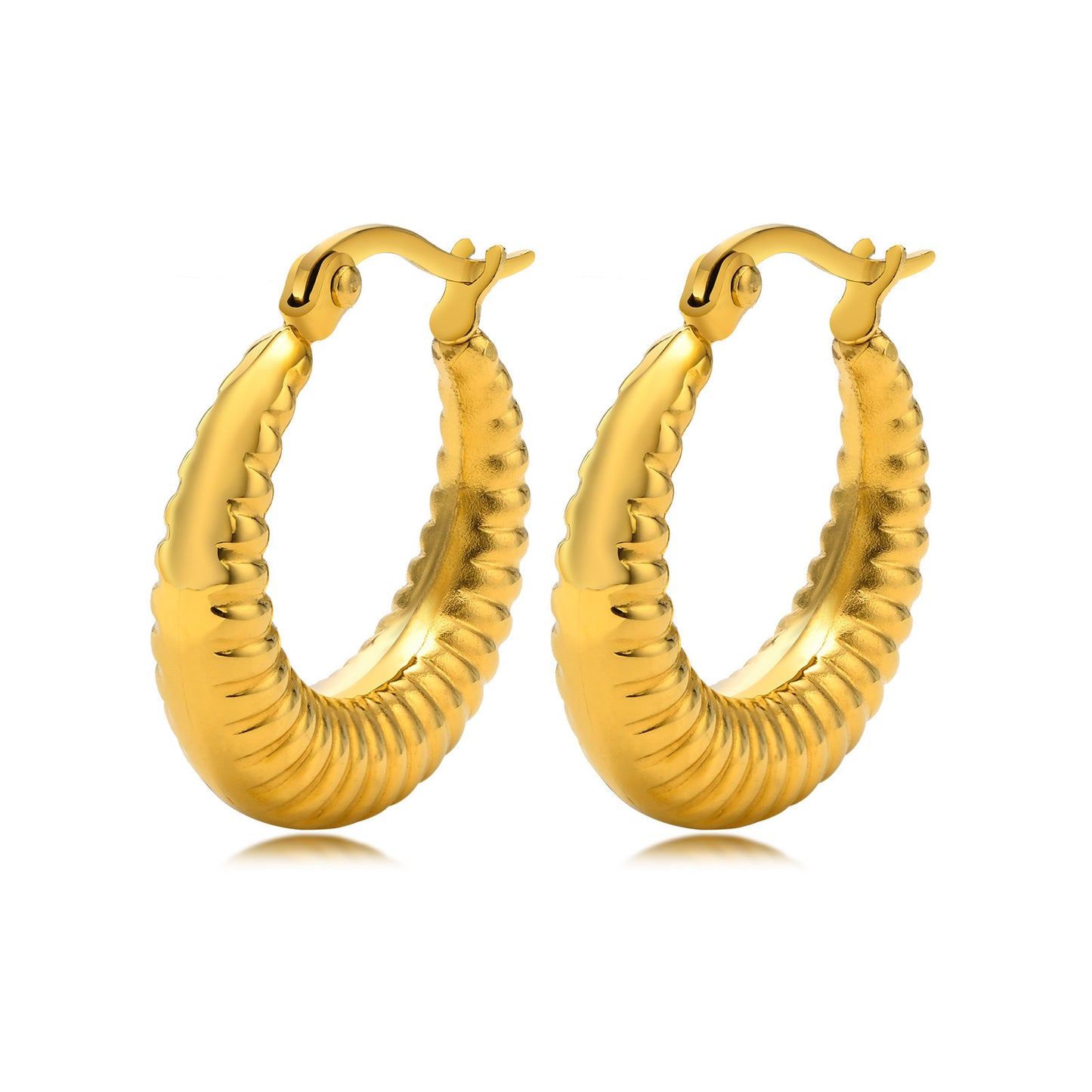 Titanium Steel Hollow Earrings Wholesale Jewelry For Women