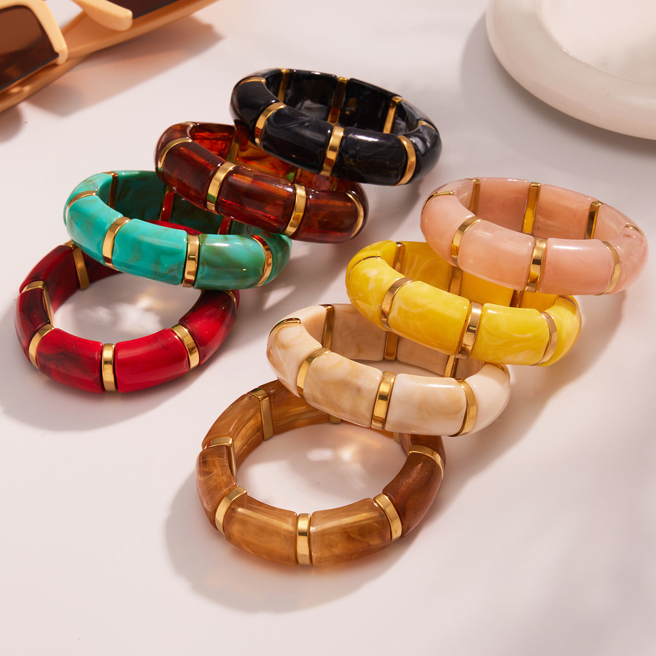 Planderful Everyday Genie Resin Elastic Bracelet For Fashion