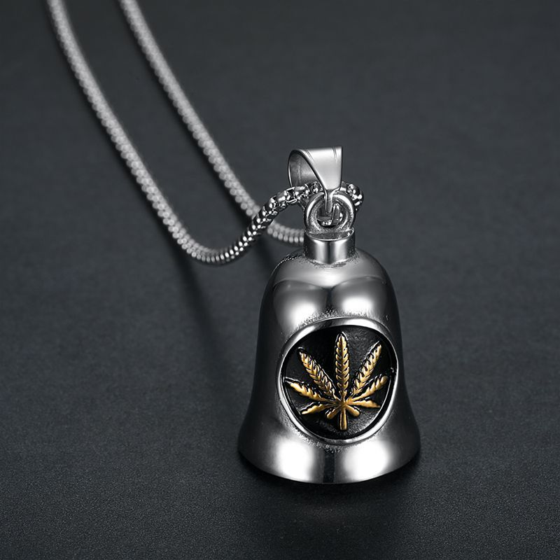 Punk Maple Leaf Stainless Steel Jewelry