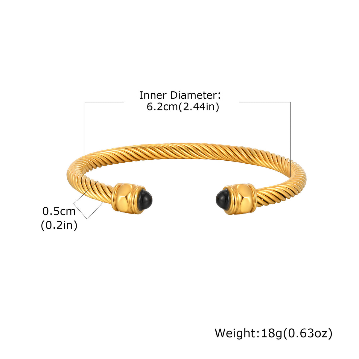 Tiger's Eye Braided Adjustable Stainless Steel Bracelet