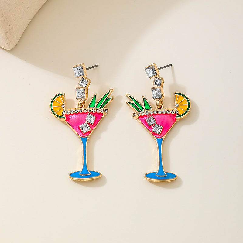 Planderful Vienna Verve Earrings – Colorful Fruit-Inspired Design