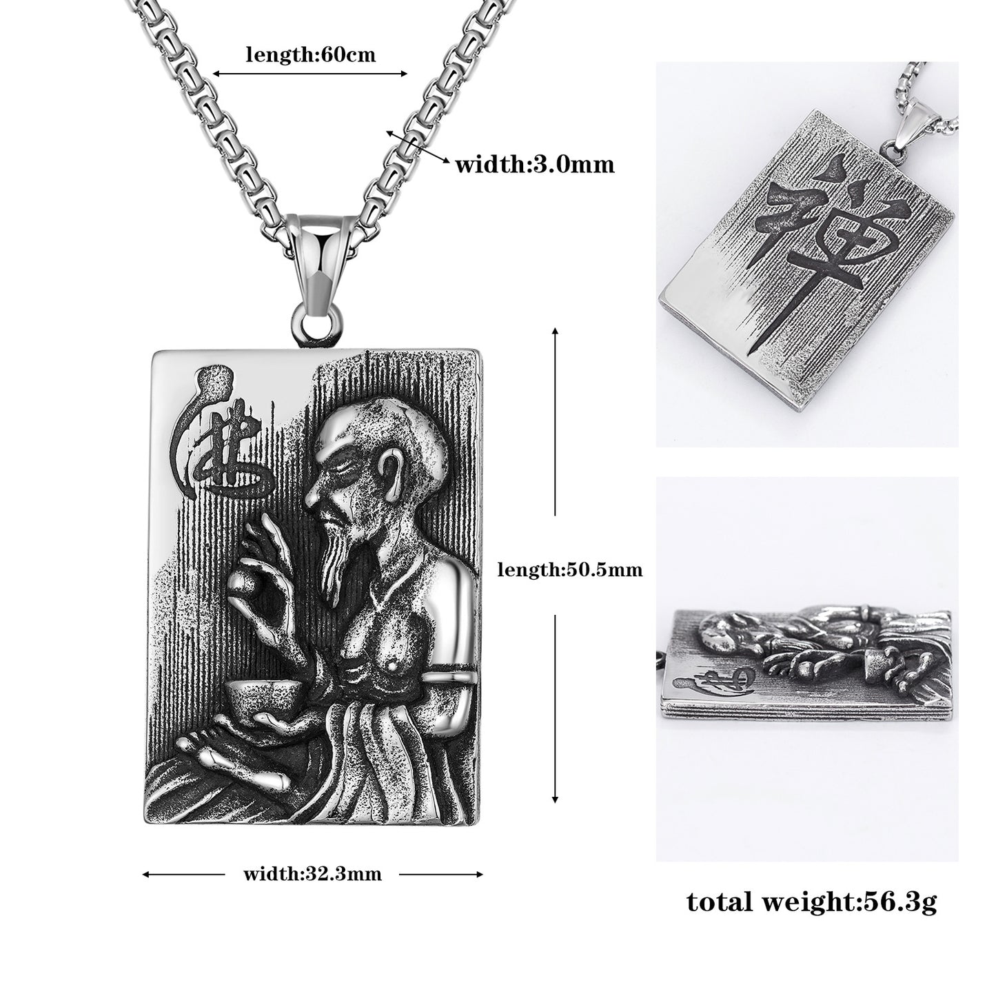 Steel Necklace – Vintage For Him
