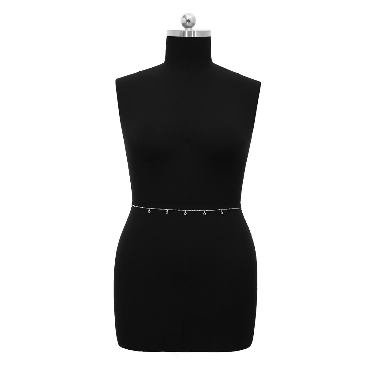 European and American Jewelry Collection: Vienna Verve Necklace and Body Chain with Alloy Material