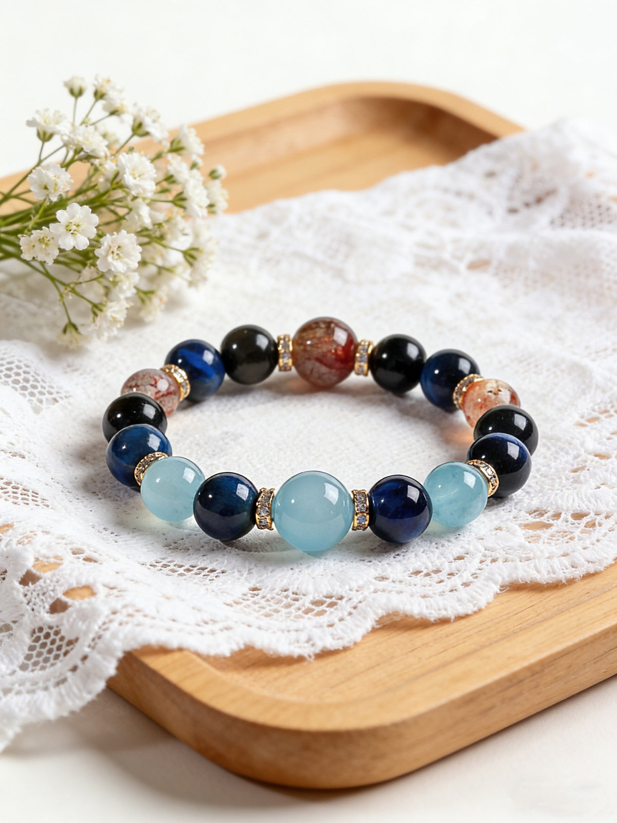 Amethyst Citrine Multigem Bracelet