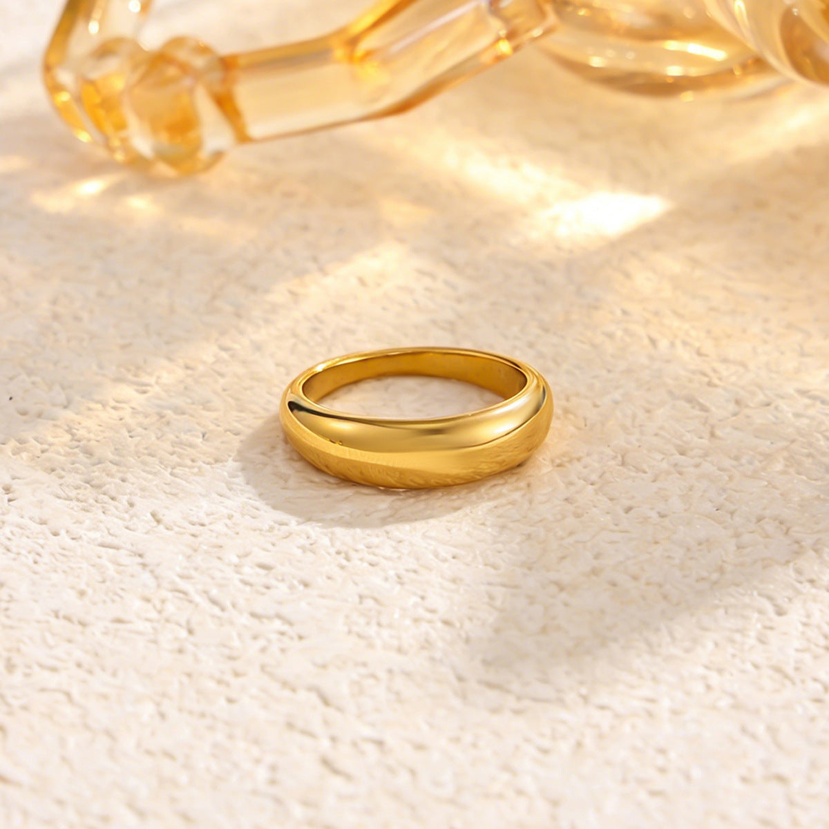 Stainless Steel Zircon Open Ring By Planderful Vienna Verve For Urban Professionals Statement Piece