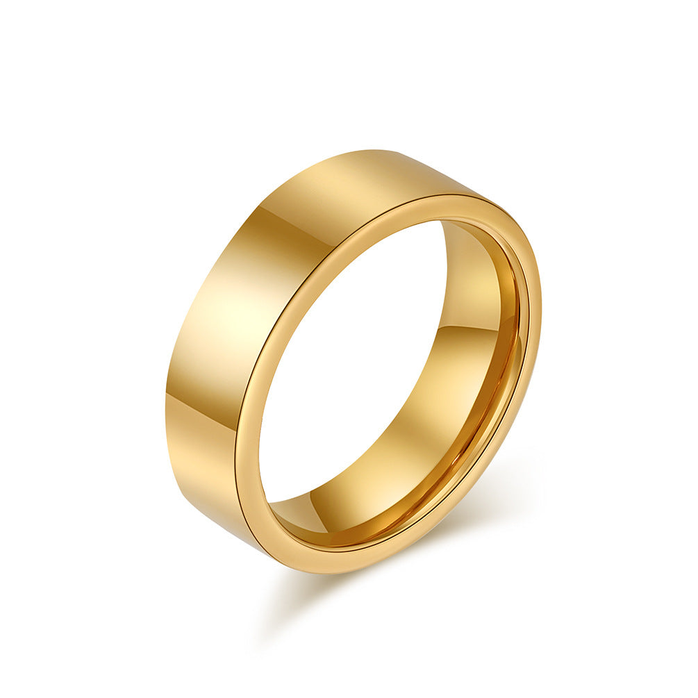 Planderful Everyday Genie Tungsten Steel Ring Unisex Luxury Wedding Band Gift for Couples