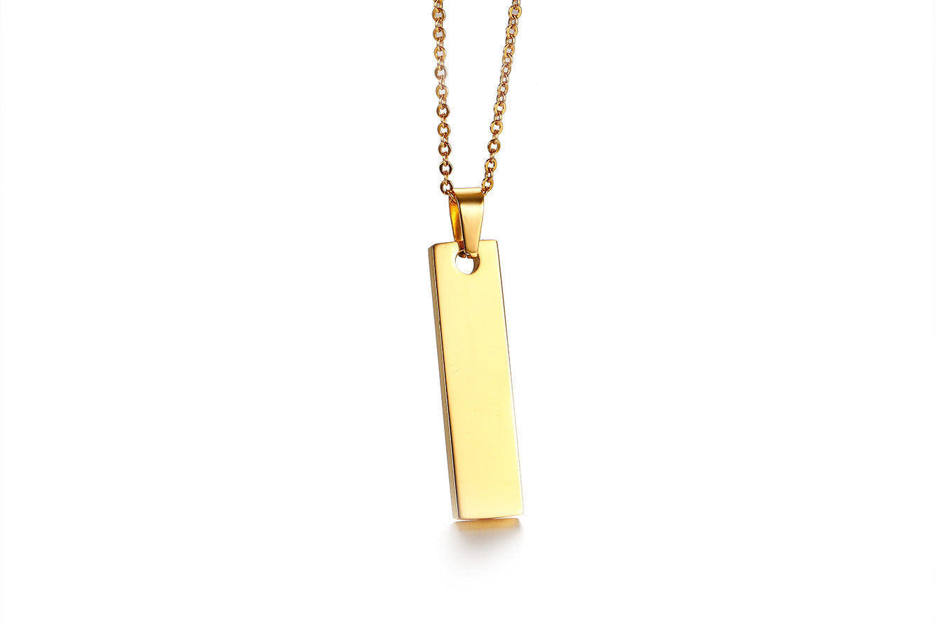 Fashion Jewelry Personalized Trinkets Titanium Steel Pendant